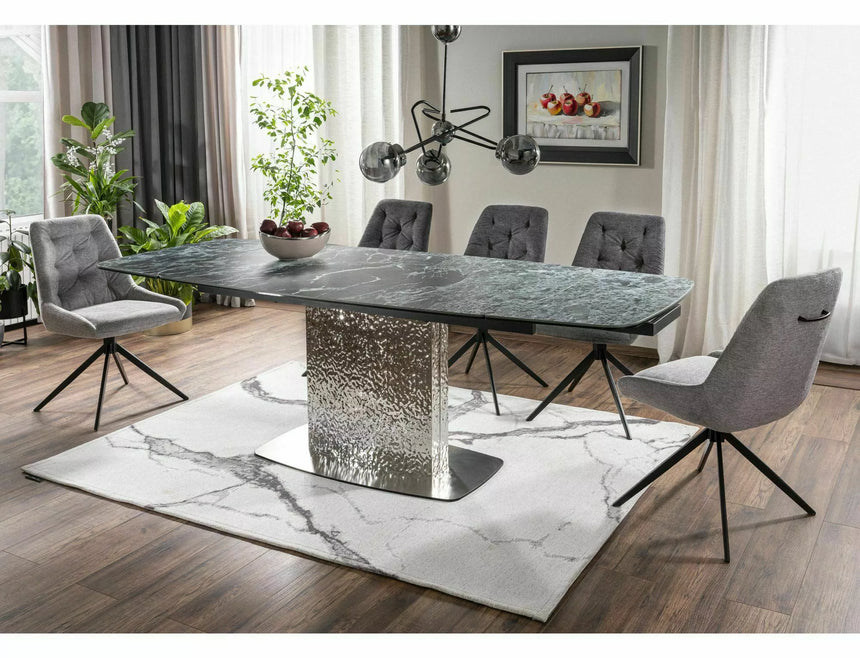 LA Moncler verde alpi bővíthető étkezőasztal (160-240)