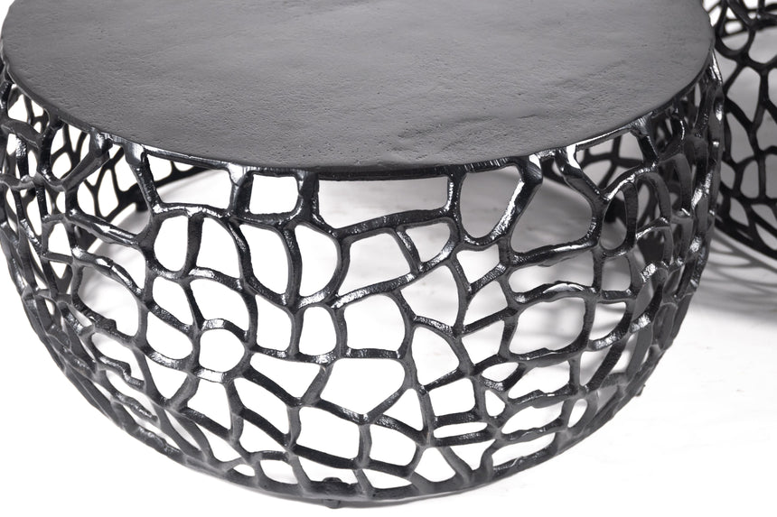 KL Nova dohányzóasztal szett fekete színben