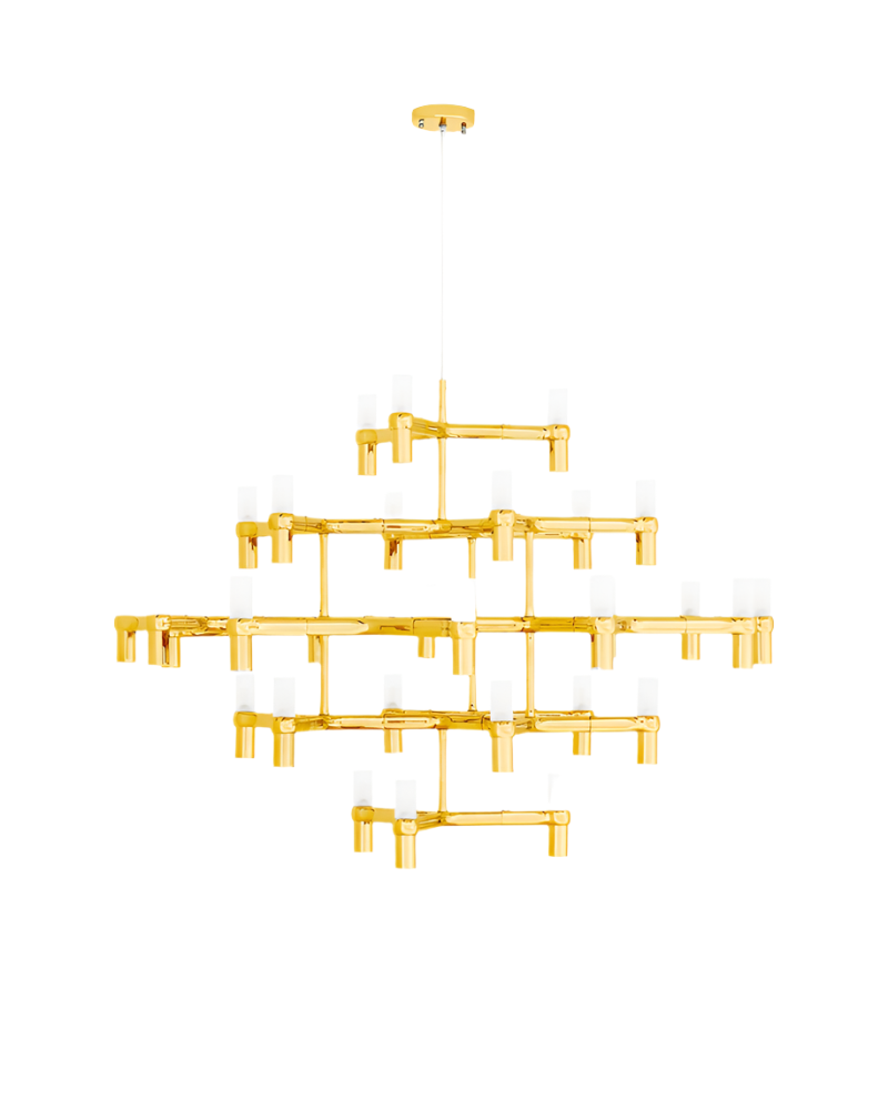 CM Atomic Grande III. aranyszínű design függeszték