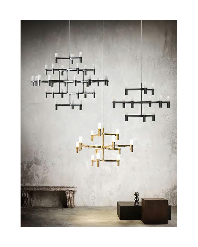 CM Atomic Grande III. aranyszínű design függeszték