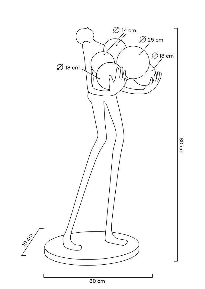 KH Human álló lámpa