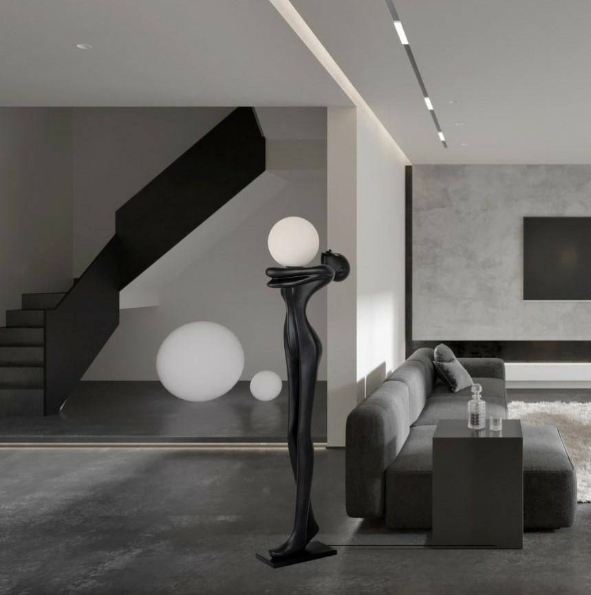 KH Human moon állólámpa