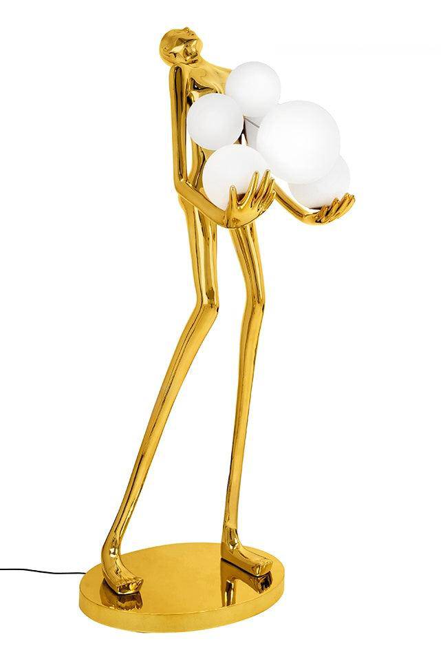 KH Human prémium álló lámpa arany színben