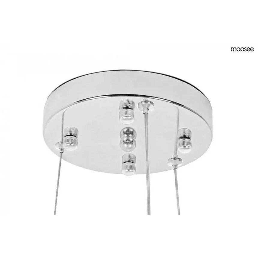 KH Monete csillár ezüst színben