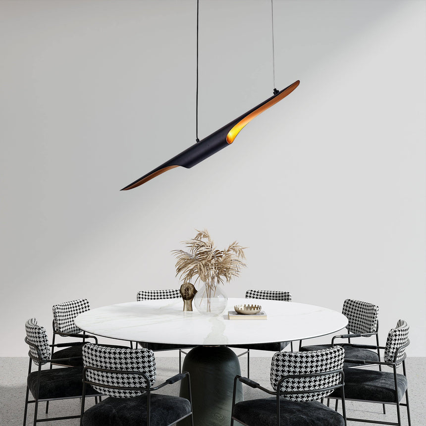 KH Conteo csillár fekete színben