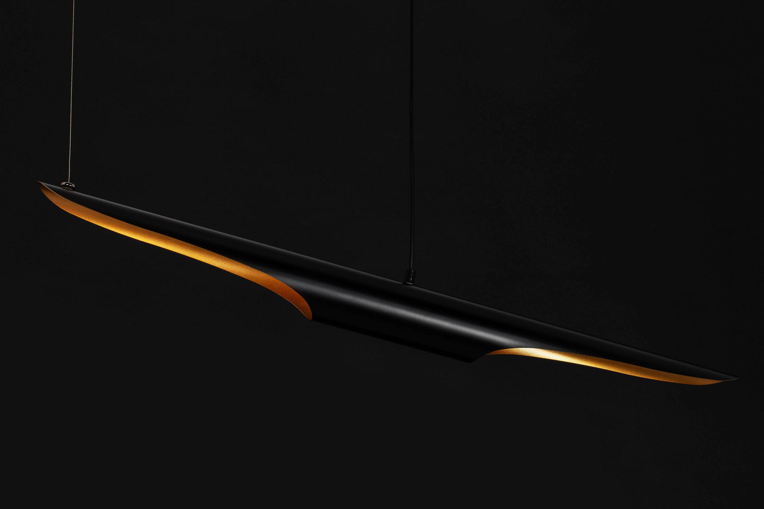 KH Conteo csillár fekete színben