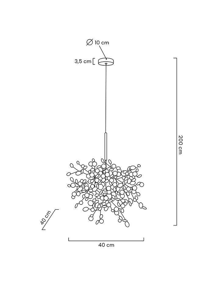 KH Monete I. arany színű csillár