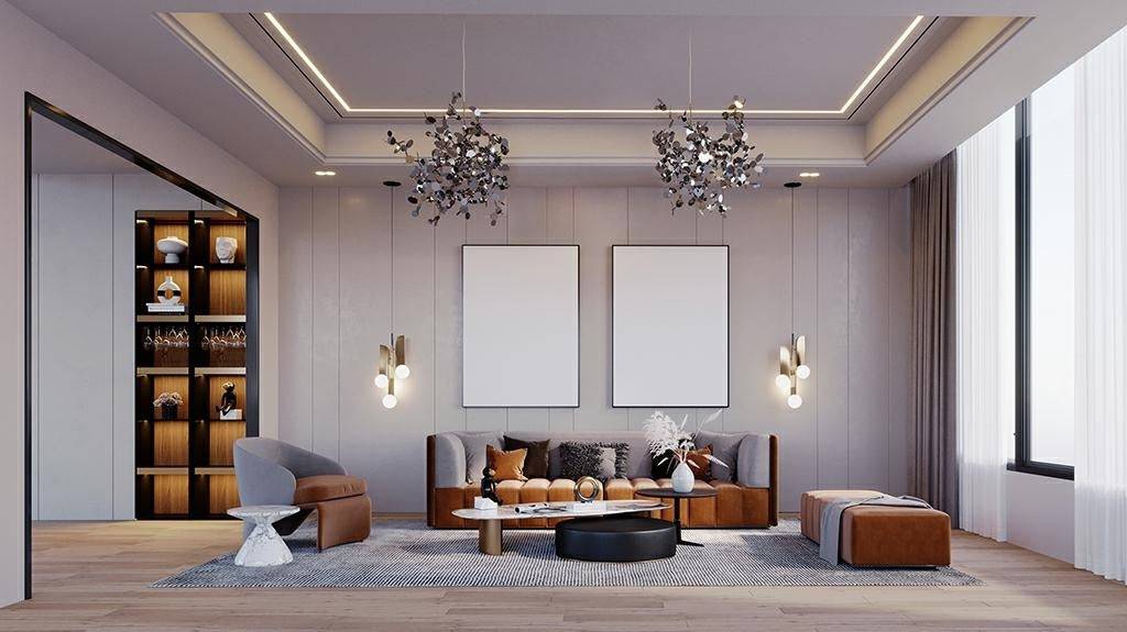 KH Monete I. ezüst színű csillár