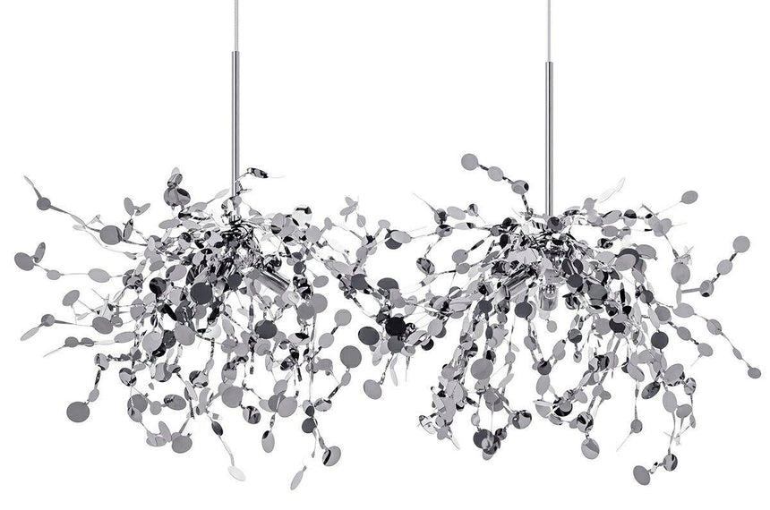 KH Monete II. ezüst színű csillár