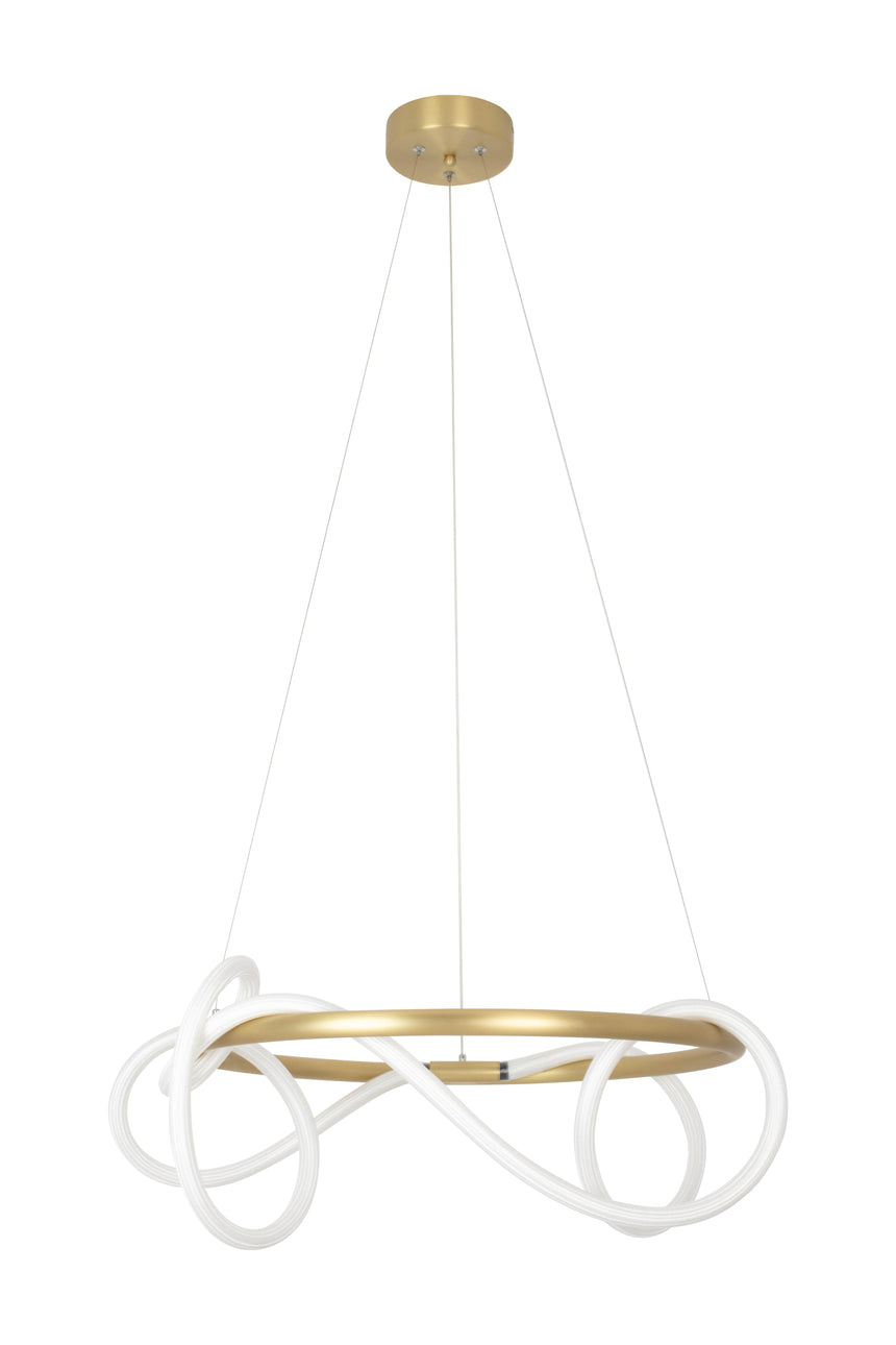 KH Serpiente csillár arany színben