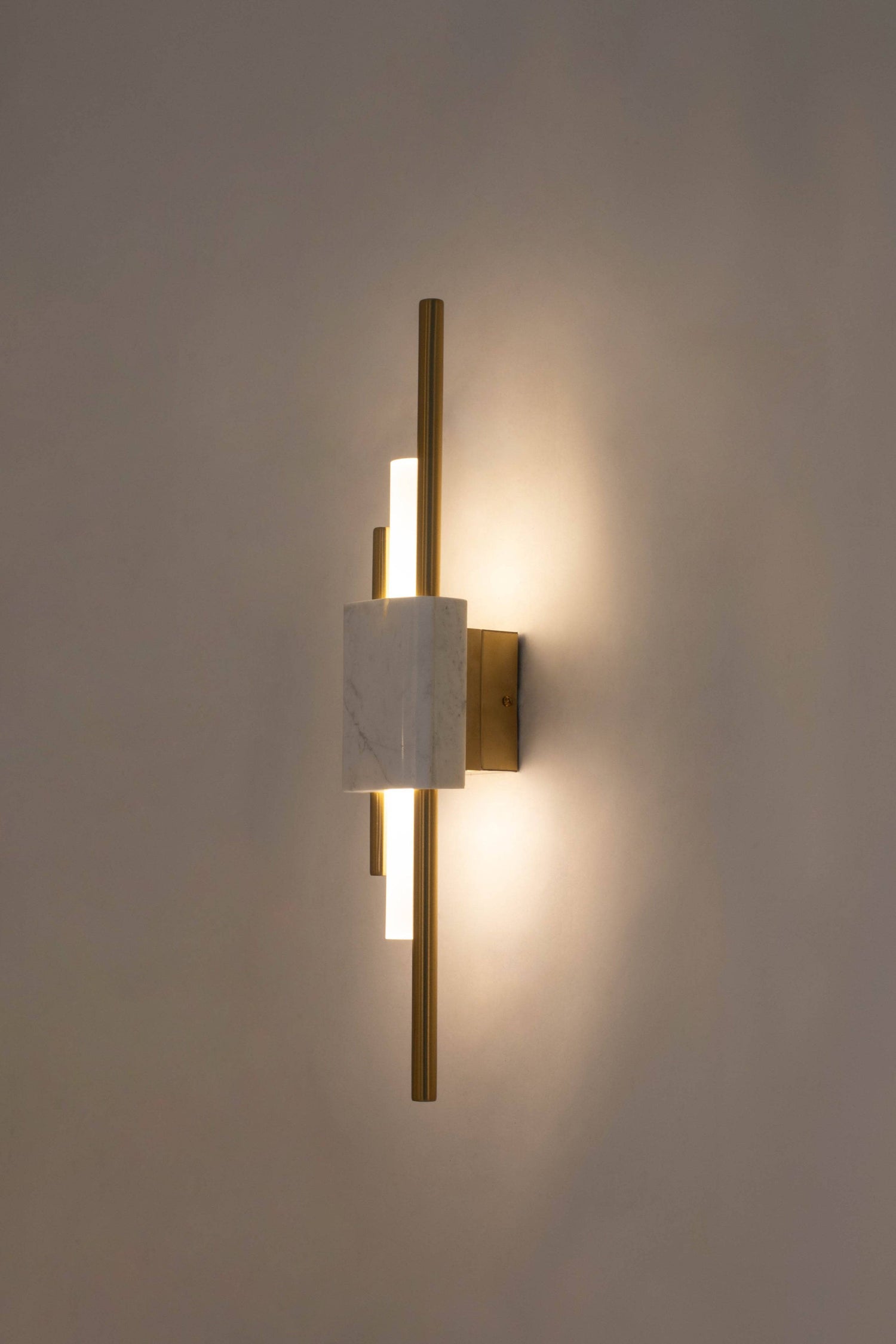 KH Evans fehér-arany fali lámpa