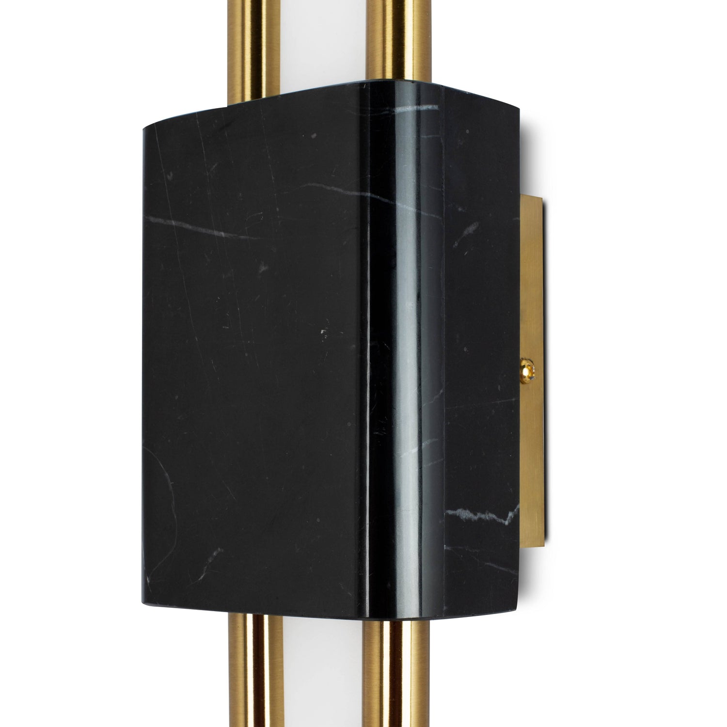 KH Evans fekete-arany fali lámpa