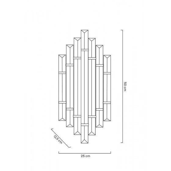 KH Palazzo fali lámpa
