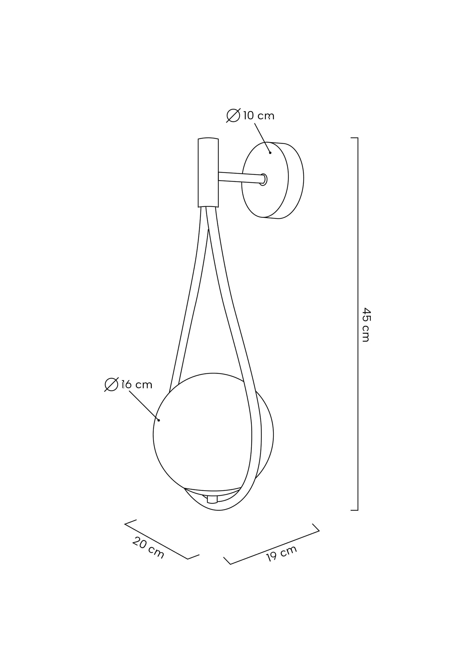 KH Roma fali lámppa