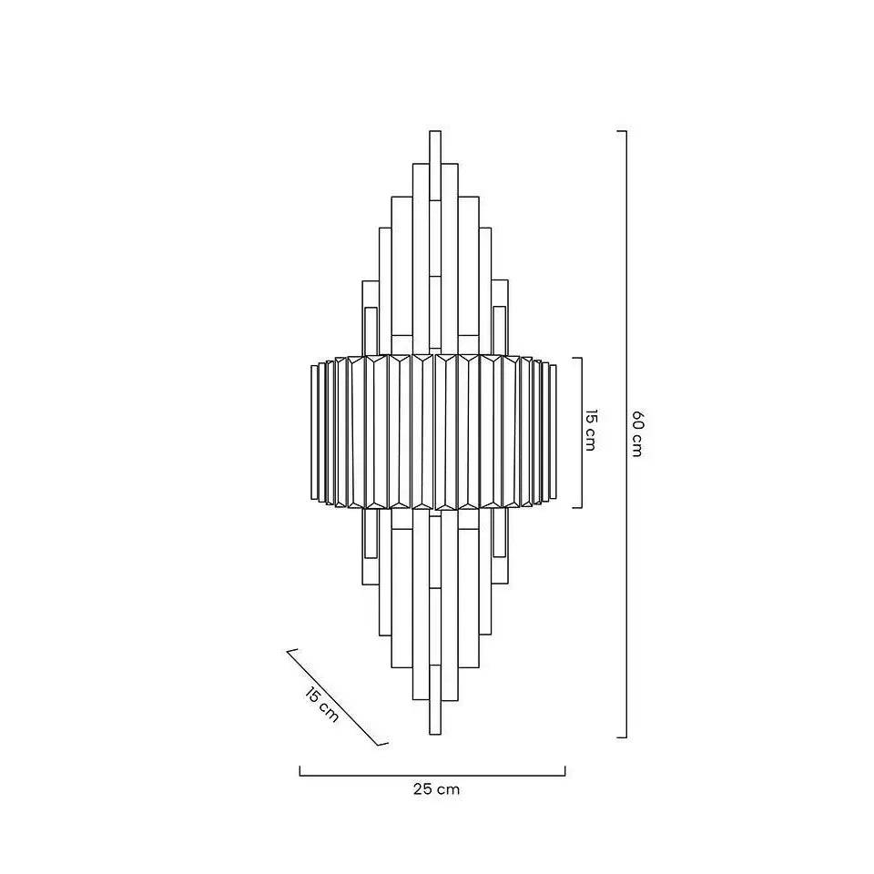 KH Towers fali lámpa