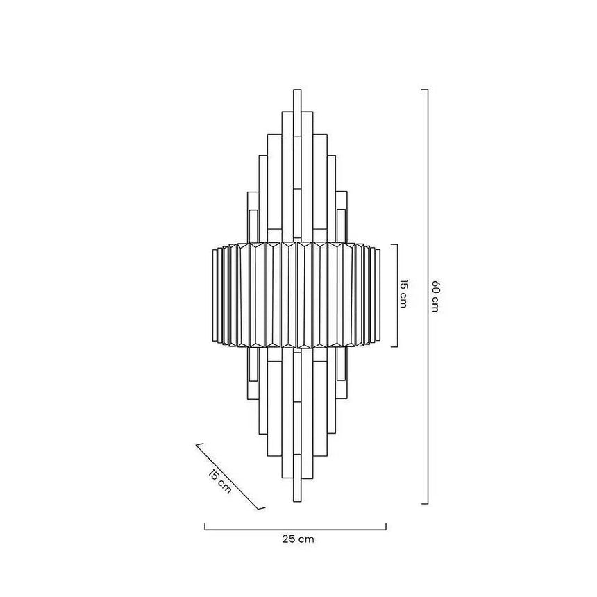 KH Towers fali lámpa