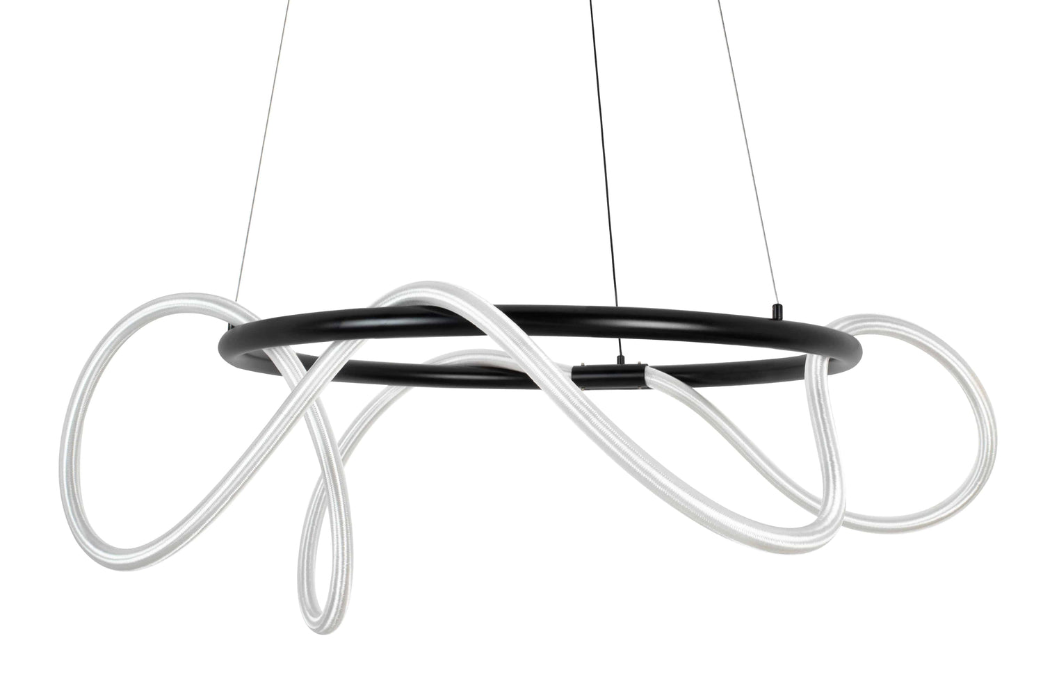 KH Serpiente csillár fekete színben