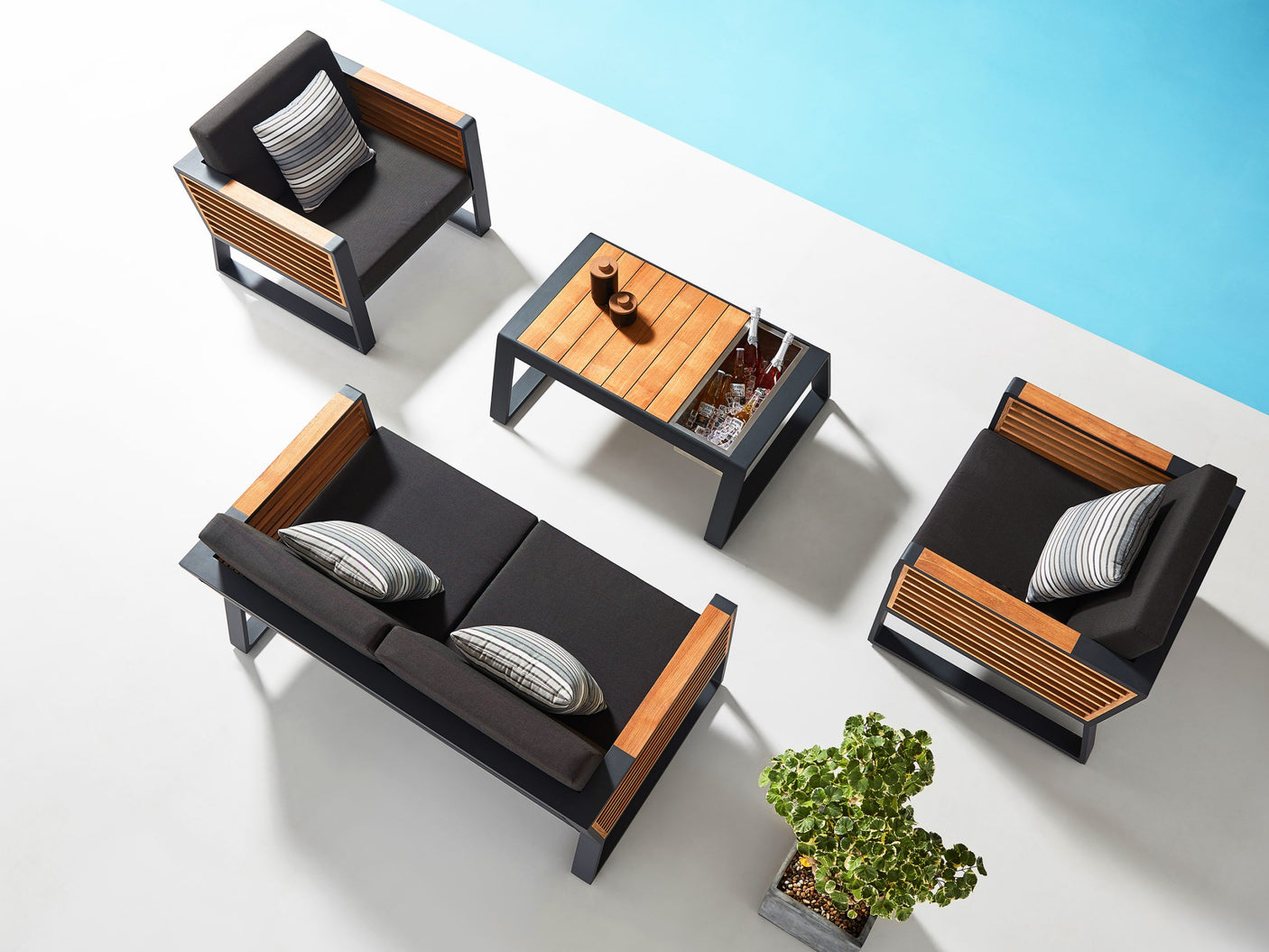 Higold New York kerti ülőgarnitúra, 4 személyes