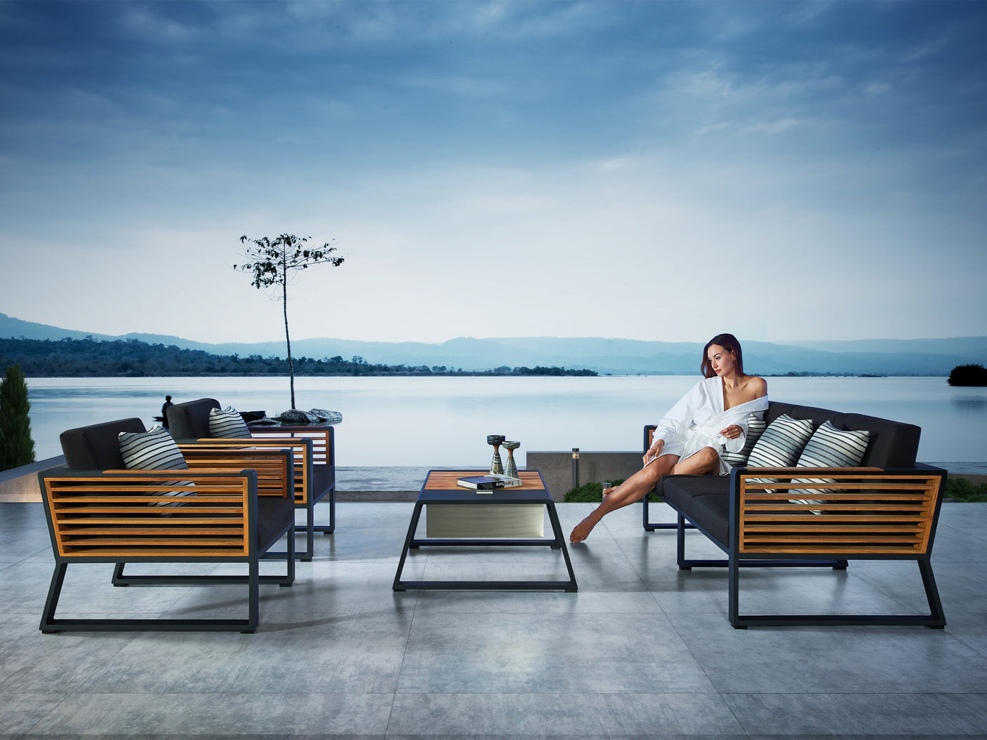 Higold New York kerti ülőgarnitúra, 5 személyes