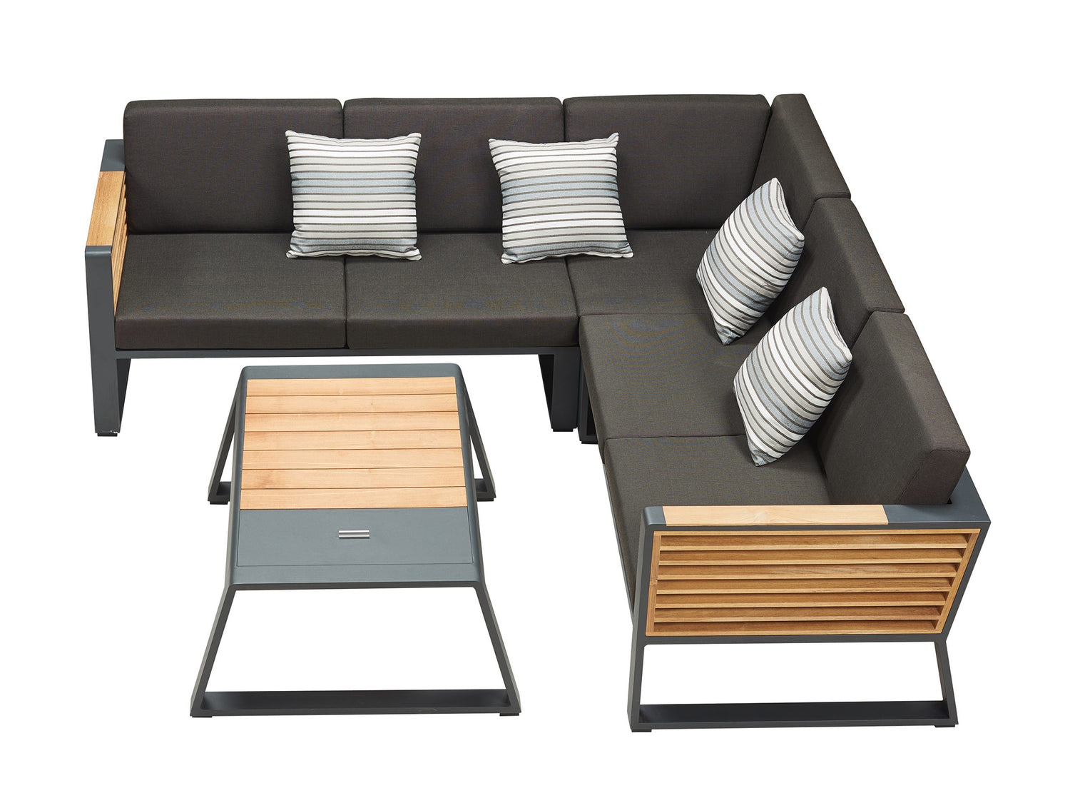 Higold New York kültéri sarokkanapé garnitúra, 4 személyes