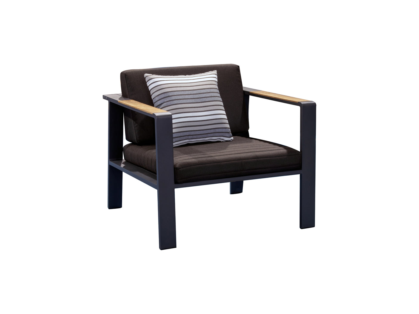 Higold Nofi kerti ülőgarnitúra, 5 személyes - fekete