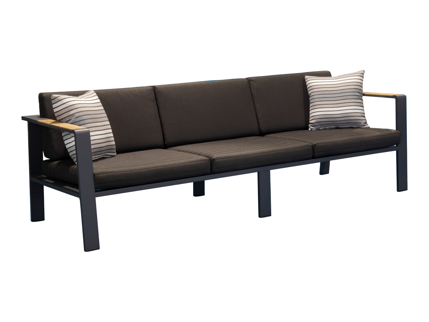 Higold Nofi kerti ülőgarnitúra, 5 személyes - fekete