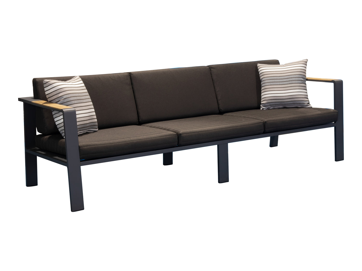 Higold Nofi kerti ülőgarnitúra, 5 személyes - fekete