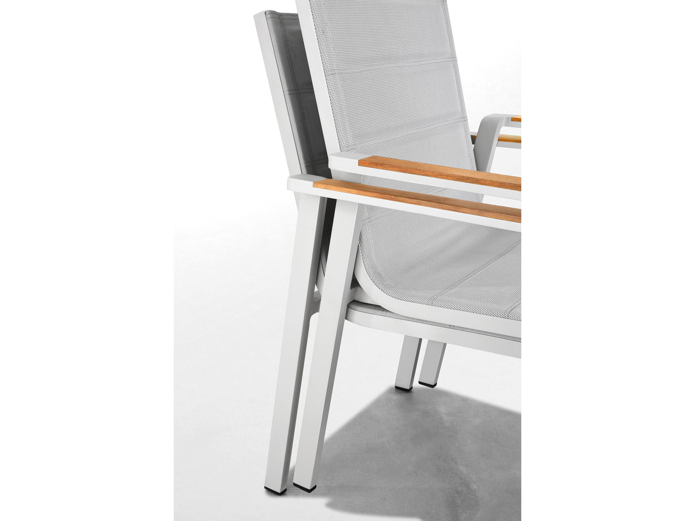 Higold Nofi kerti étkezőszett, 10 személyes - fehér