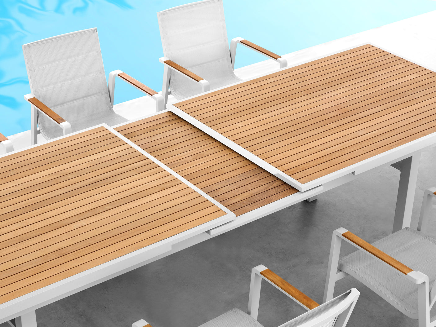 Higold Nofi kerti étkezőszett, 10 személyes - fehér