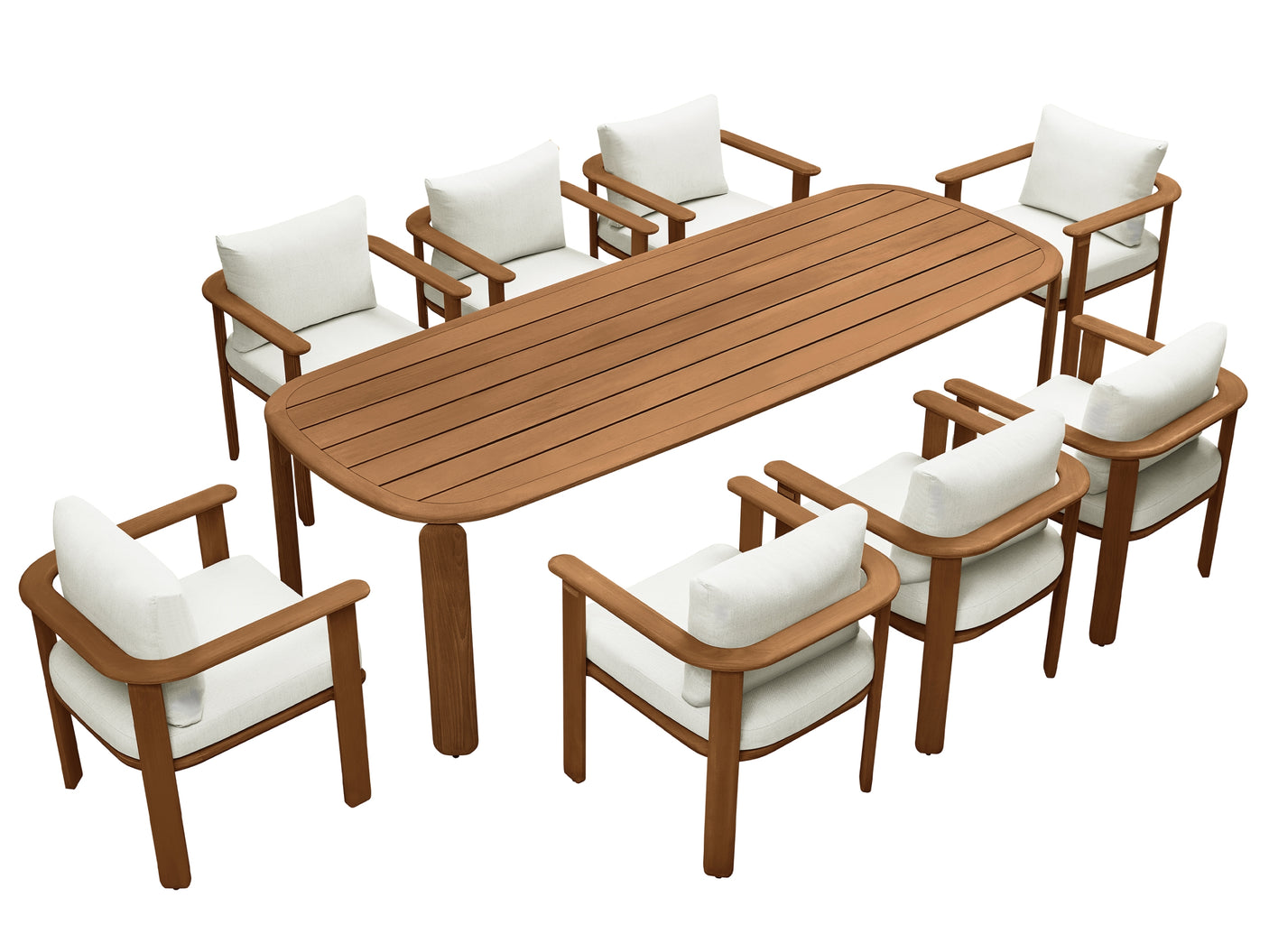 Higold Pallisad kerti étkezőszett, 8 személyes