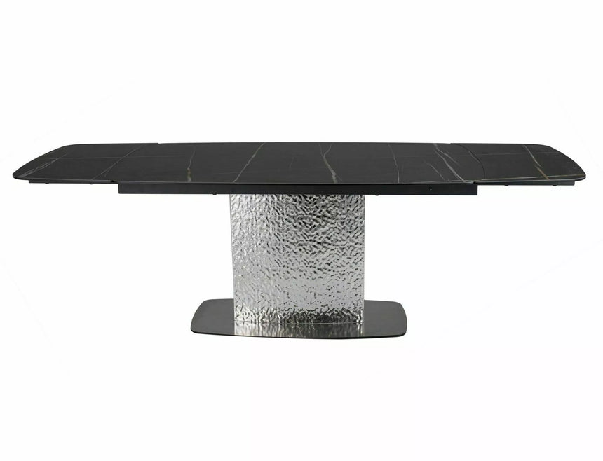 LA Moncler sahara noir bővíthető étkezőasztal (160-240)