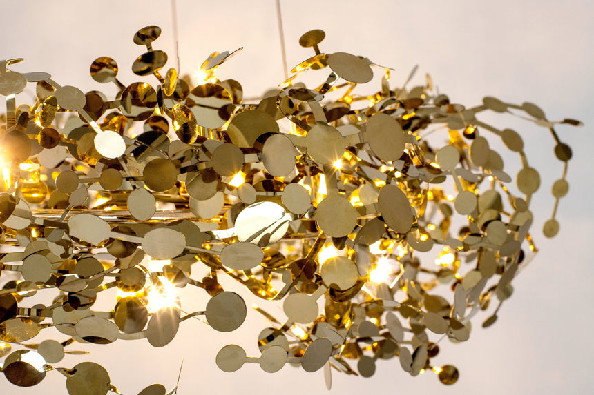 KH Monete csillár arany színben