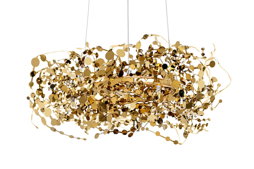 KH Monete csillár arany színben