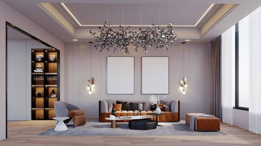 KH Monete II. ezüst színű csillár