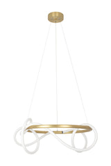 KH Serpiente csillár arany színben