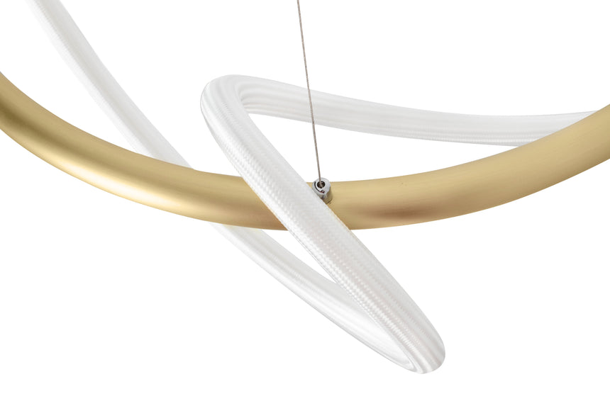 KH Serpiente csillár arany színben