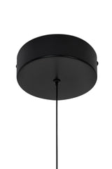 KH Serpiente egyenes csillár fekete színben