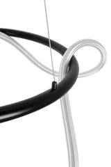 KH Serpiente csillár fekete színben