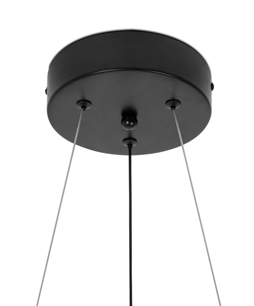 KH Serpiente csillár fekete színben